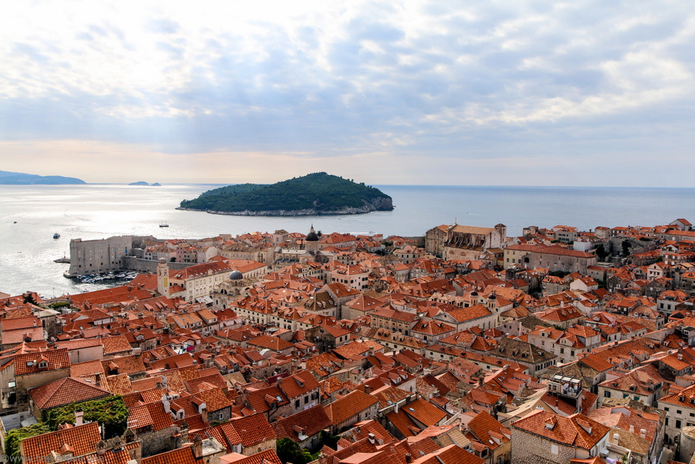 60- Dubrovnik Old Town Roofs